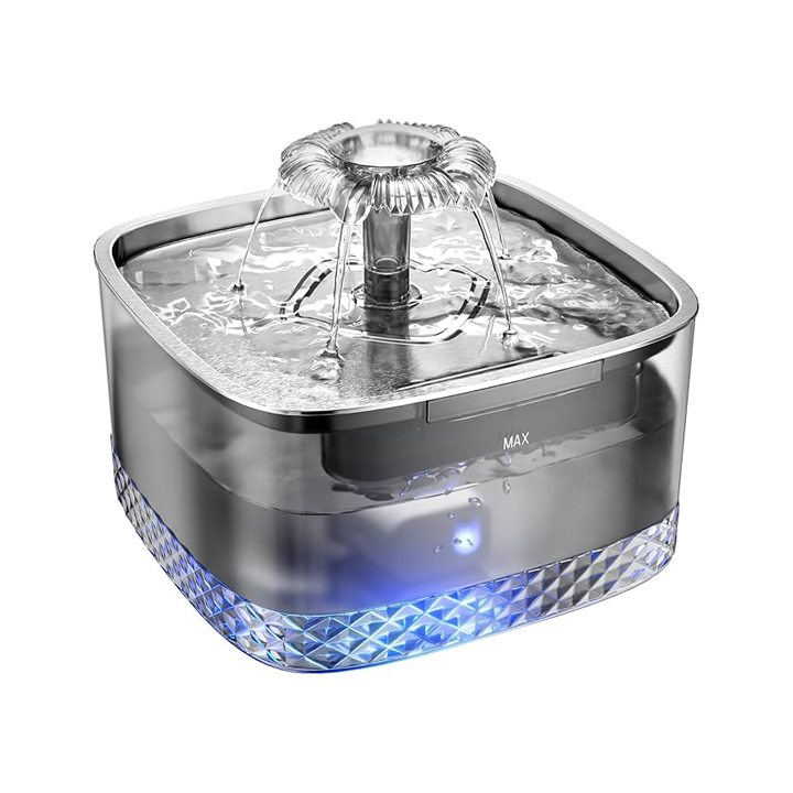 Cat Water Fountain: 75oz/2.2L Automatic