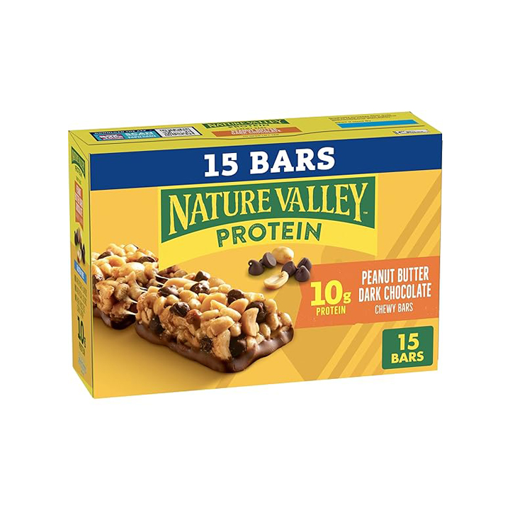 Nature Valley Chewy Granola Bars, Protein, Peanut Butter Dark Chocolate, 15 bars